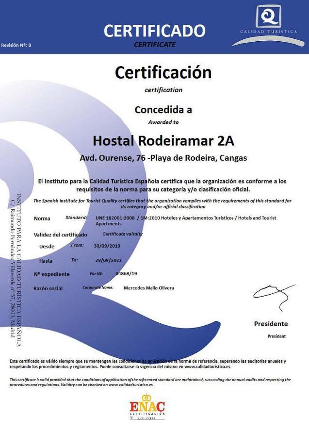 Hotel Rodeiramar 2A Cangas Exterior foto